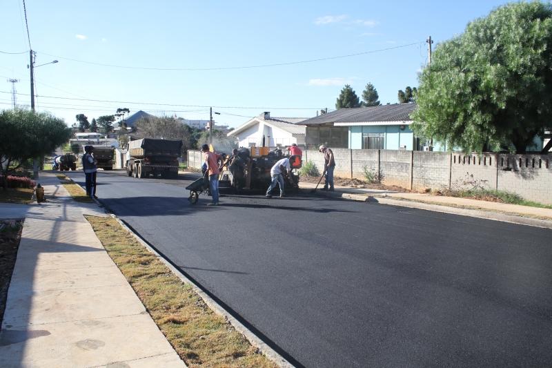 Mais Ruas Sao Pavimentadas Em Guarapuava