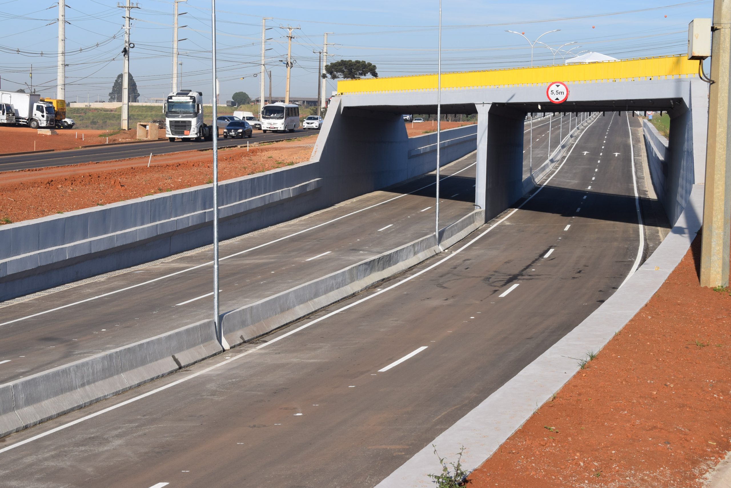 INFRAESTRUTURA III: Duplicação da BR-277 em Guarapuava desvia tráfego de  veículos para as marginais